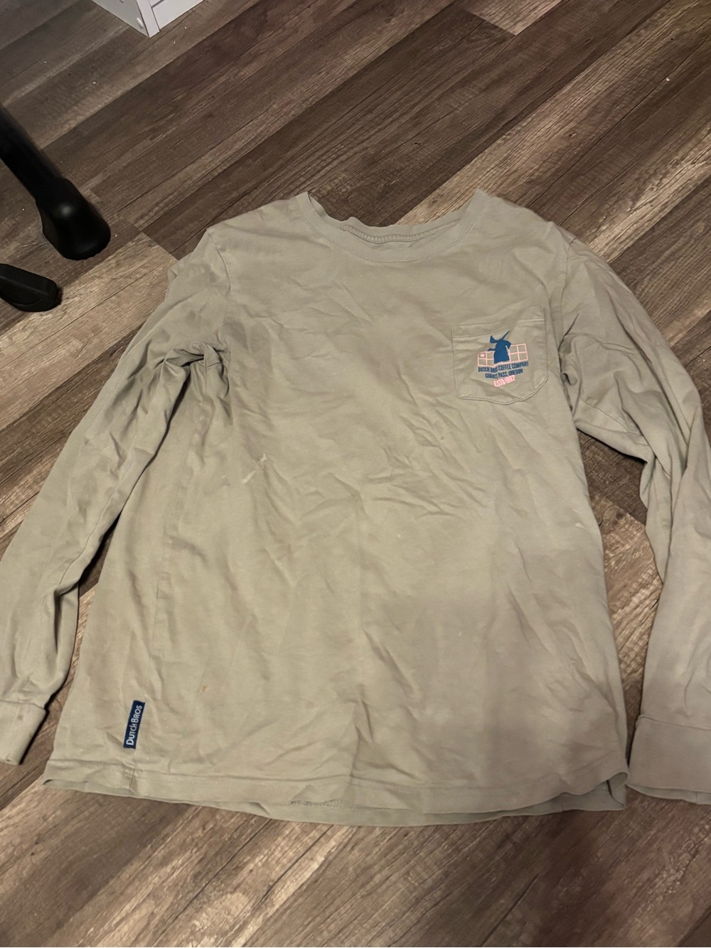 Dutch Bros Sage Green Crewneck Tee